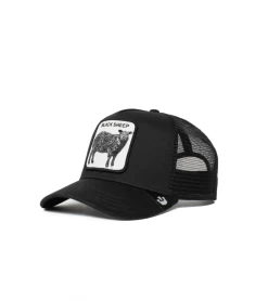 TRUCKER HAT GOORIN BROS THE BLACK SHEEP BLACK UNISEX