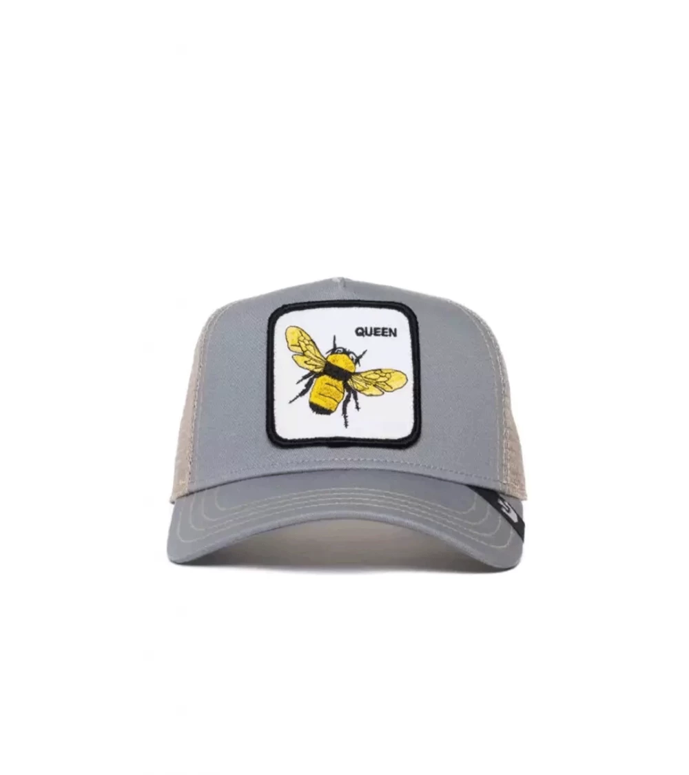 TRUCKER HAT GOORIN BROS THE QUEEN BEE GREY UNISEX 4 TRUCKER HAT GOORIN BROS THE QUEEN BEE GREY UNISEX - Image 2