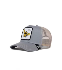 TRUCKER HAT GOORIN BROS THE QUEEN BEE GREY UNISEX