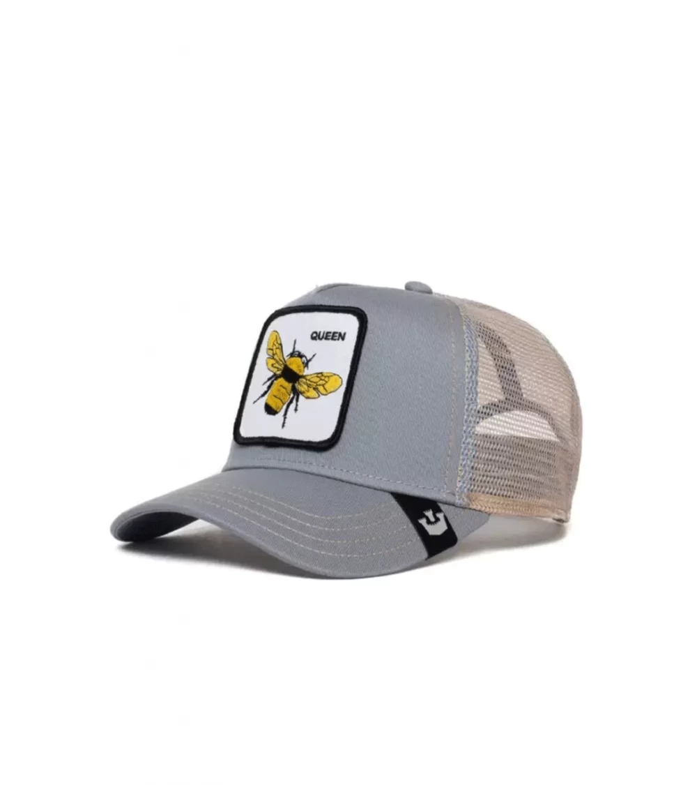 TRUCKER HAT GOORIN BROS THE QUEEN BEE GREY UNISEX 3 TRUCKER HAT GOORIN BROS THE QUEEN BEE GREY UNISEX