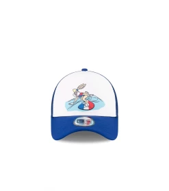TRUCKER HAT NEW ERA 9FORTY A-FRAME LOLA BUNNY TEAM LOONEY TUNES WHITE BLUE UNISEX