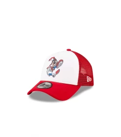 TRUCKER HAT NEW ERA 9FORTY A-FRAME TAZ TEAM LOONEY TUNES WHITE RED UNISEX -Fashion Sports Equipment Store trucker hat new era 9forty a frame taz team looney tunes white red unisex 3